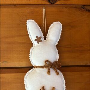 Cream Bunny Hanging Decoration